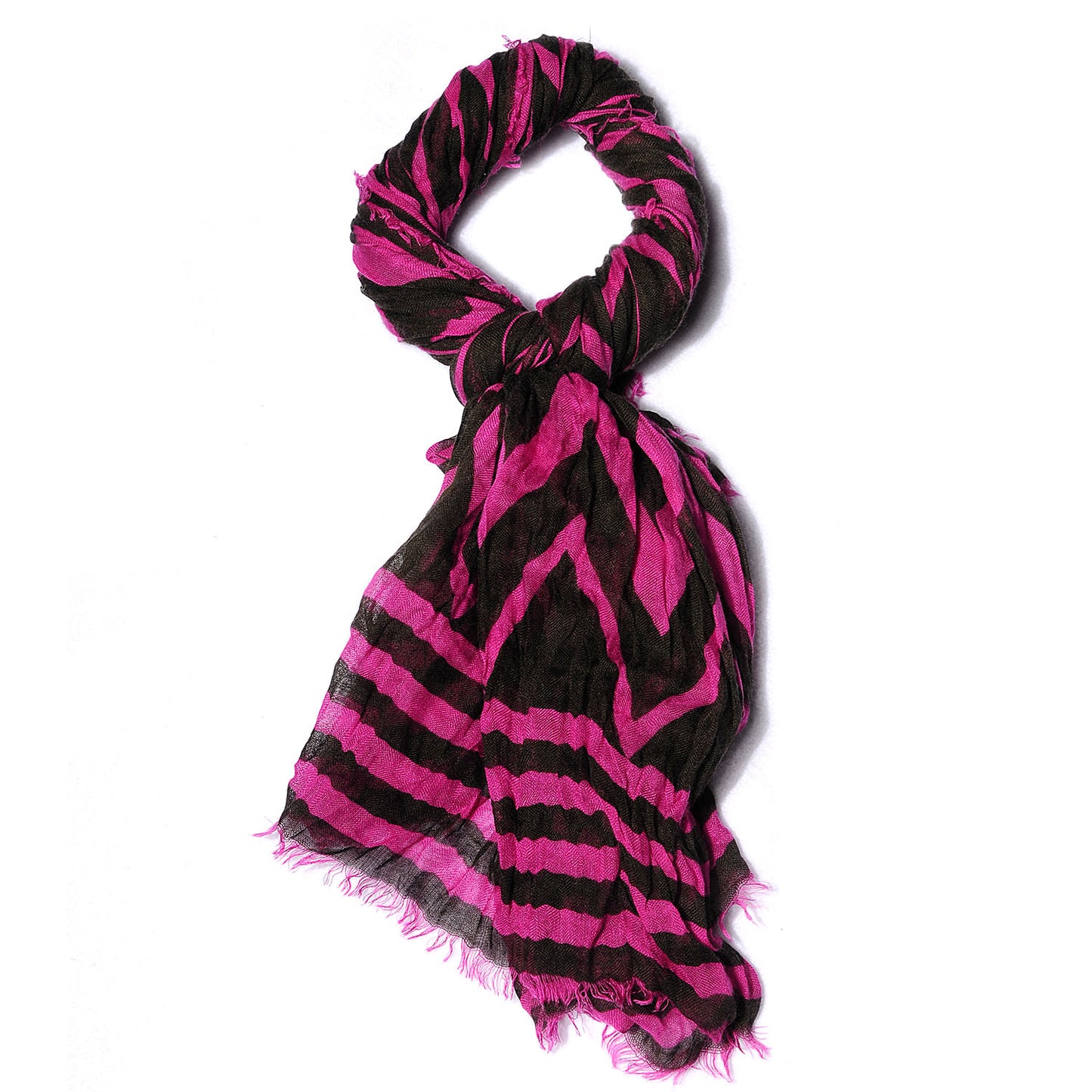 Cashmere Silk Karakoram Stole Kaki Rose