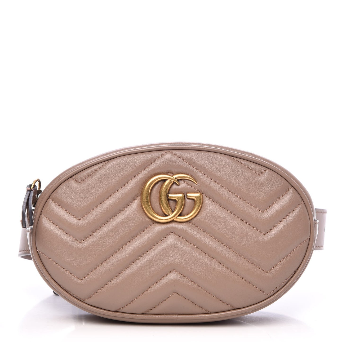 Calfskin Matelasse GG Marmont Belt Bag 85 34 Porcelain Rose