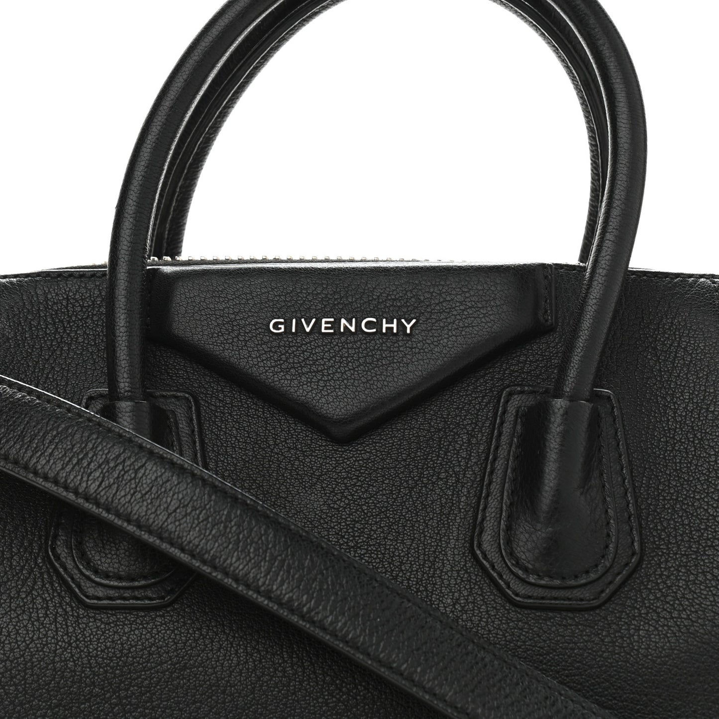 Sugar Goatskin Small Antigona Black