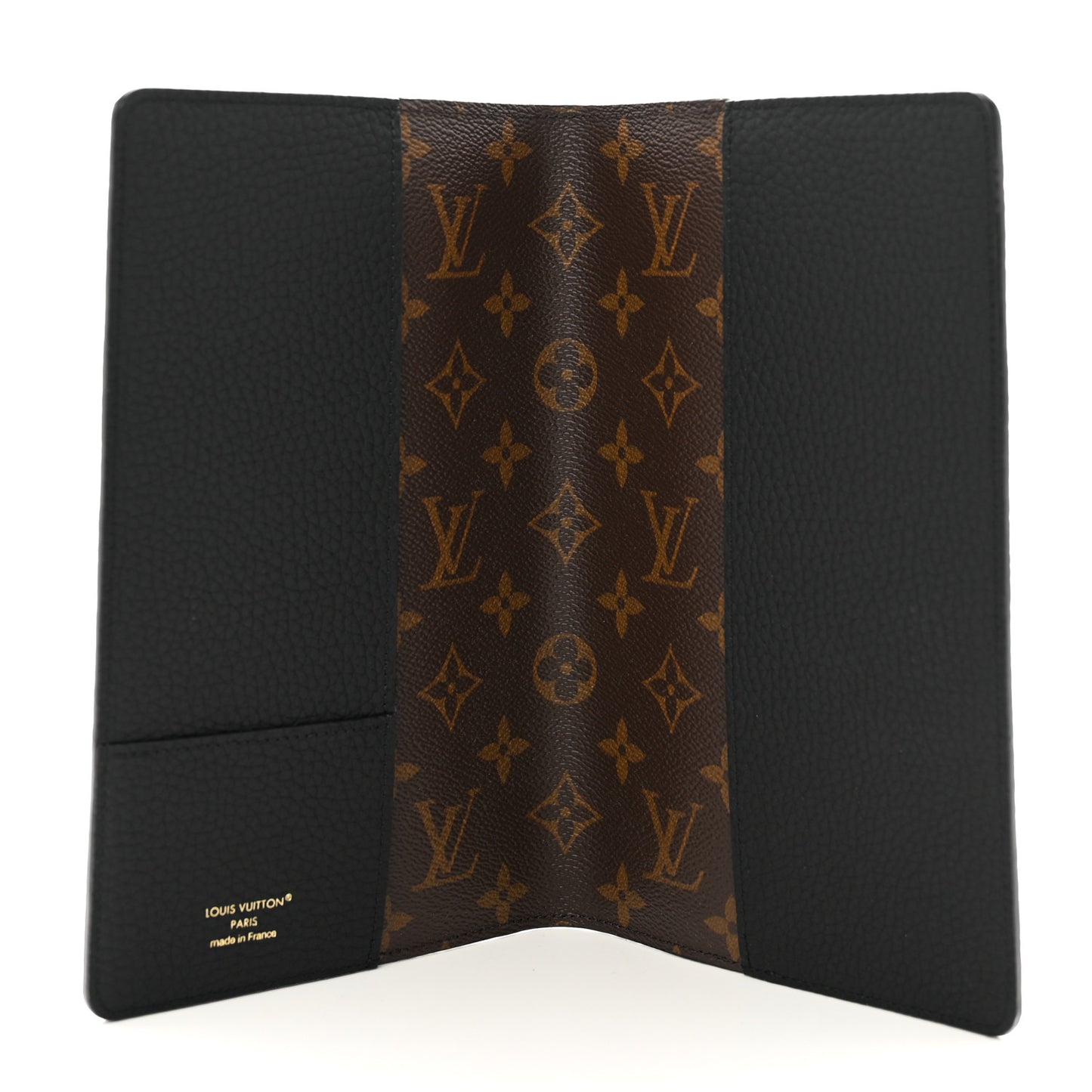 Taurillon Monogram Emily Notebook Cover MM Black