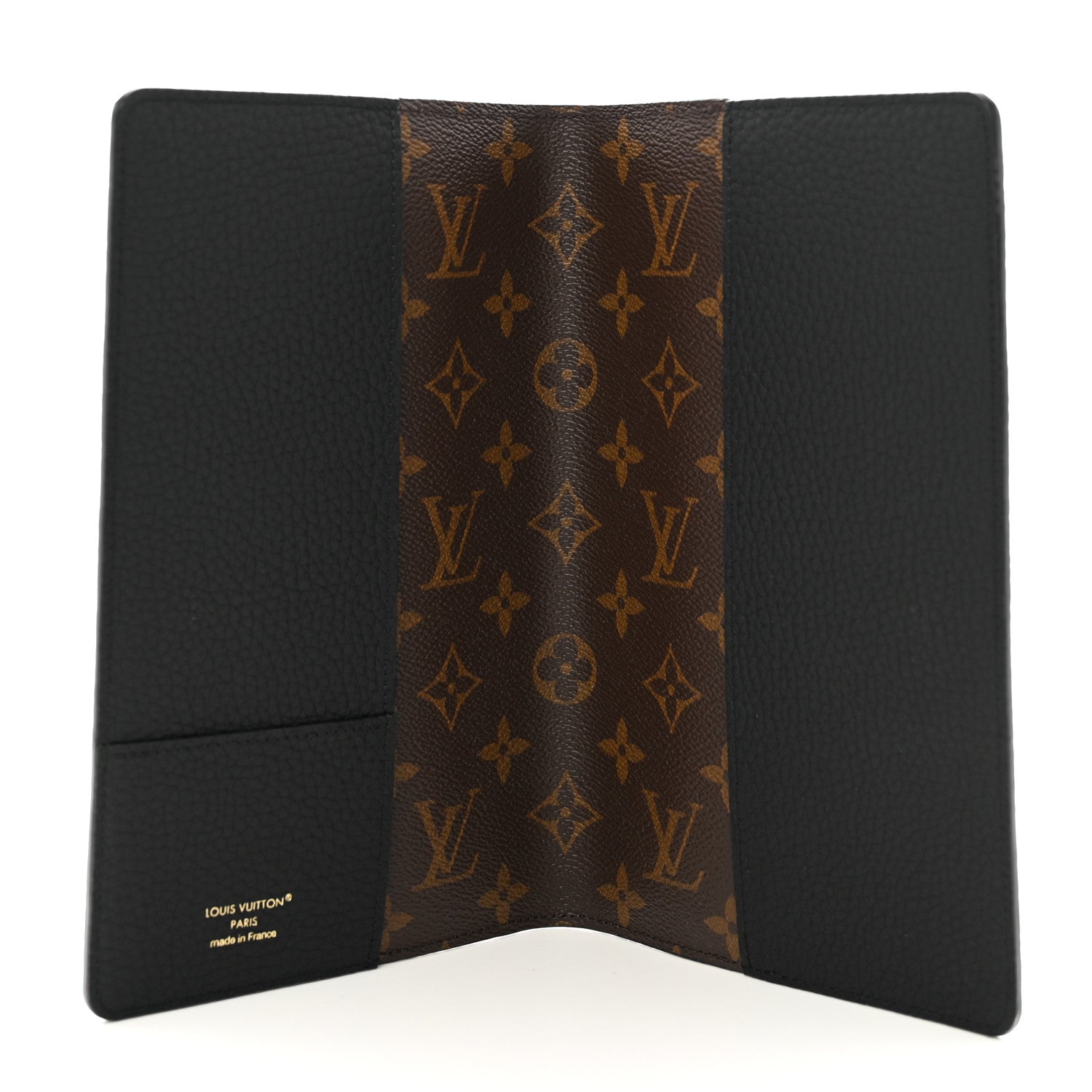 Louis Vuitton Taurillon Monogram Emily Notebook Cover MM Black 5 of 6