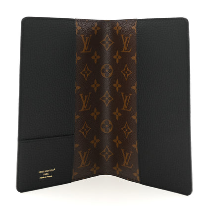 Louis Vuitton Taurillon Monogram Emily Notebook Cover MM Black 5 of 6