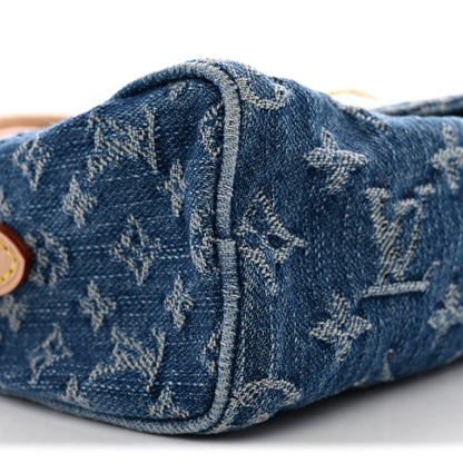 Louis Vuitton Monogram Denim Nano Speedy Blue 8 of 10