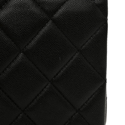 Chanel Caviar Quilted Mini Retro Twist Top Handle Flap Black 12 of 13