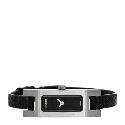 Gucci Stainless Steel Lizard 12mm 3900L Quartz Watch Black 2 of 5