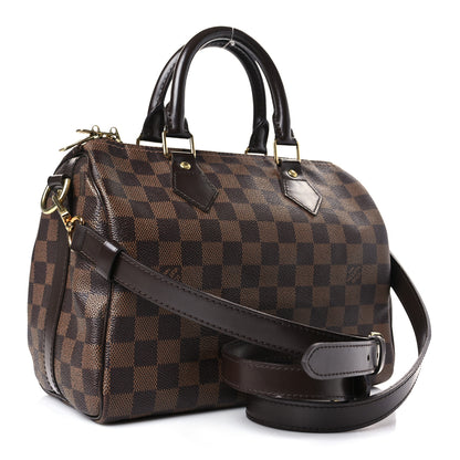 Louis Vuitton Damier Ebene Speedy Bandouliere 25 3 of 8