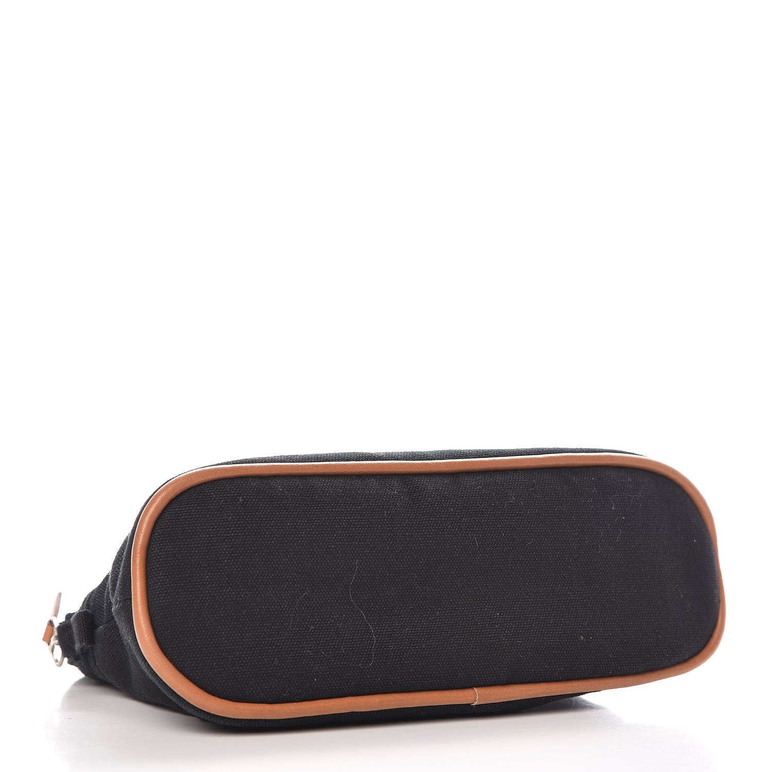 Hermes Cotton Canvas Mini Bolide Travel Cosmetic Pouch Black 4 of 11