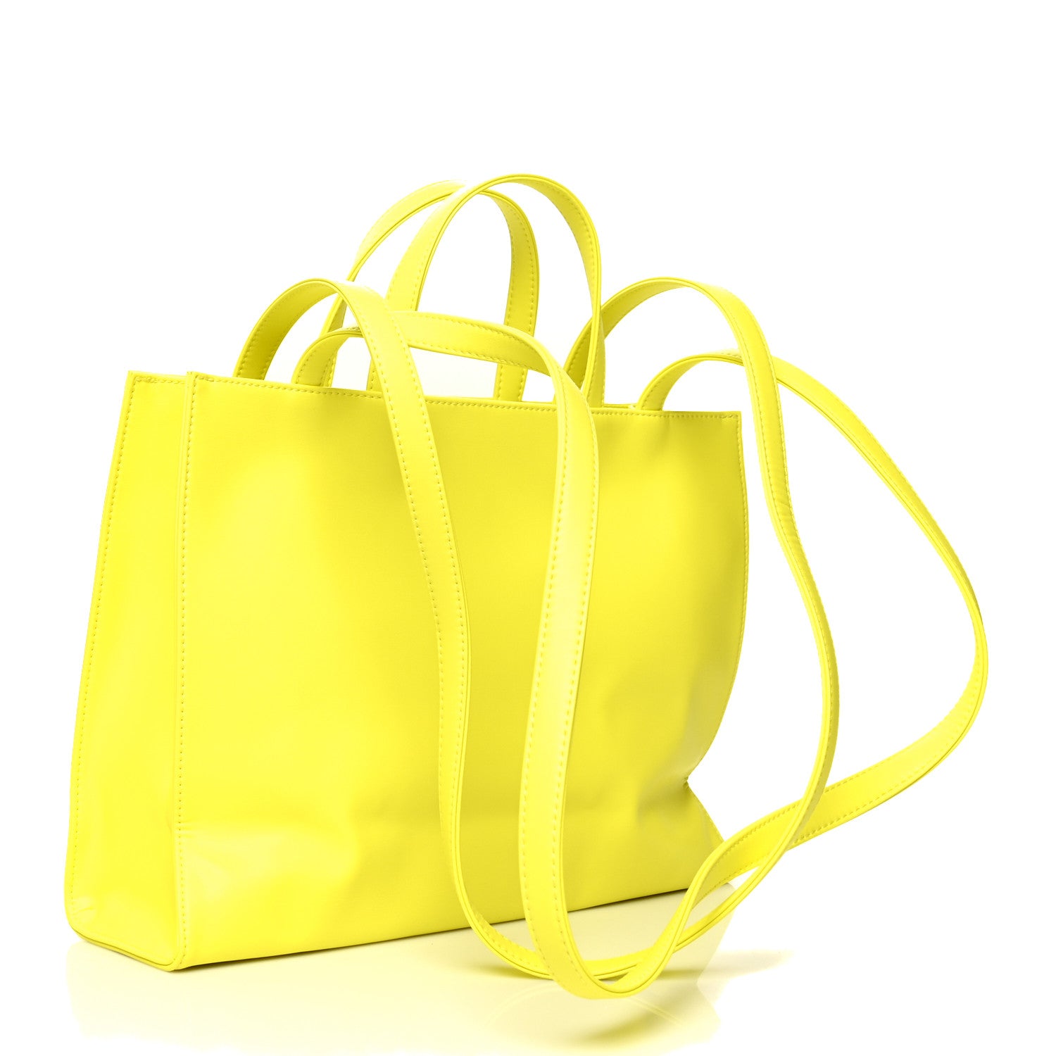 Telfar Vegan Leather Medium Shopping Bag Margarine 3 of 10