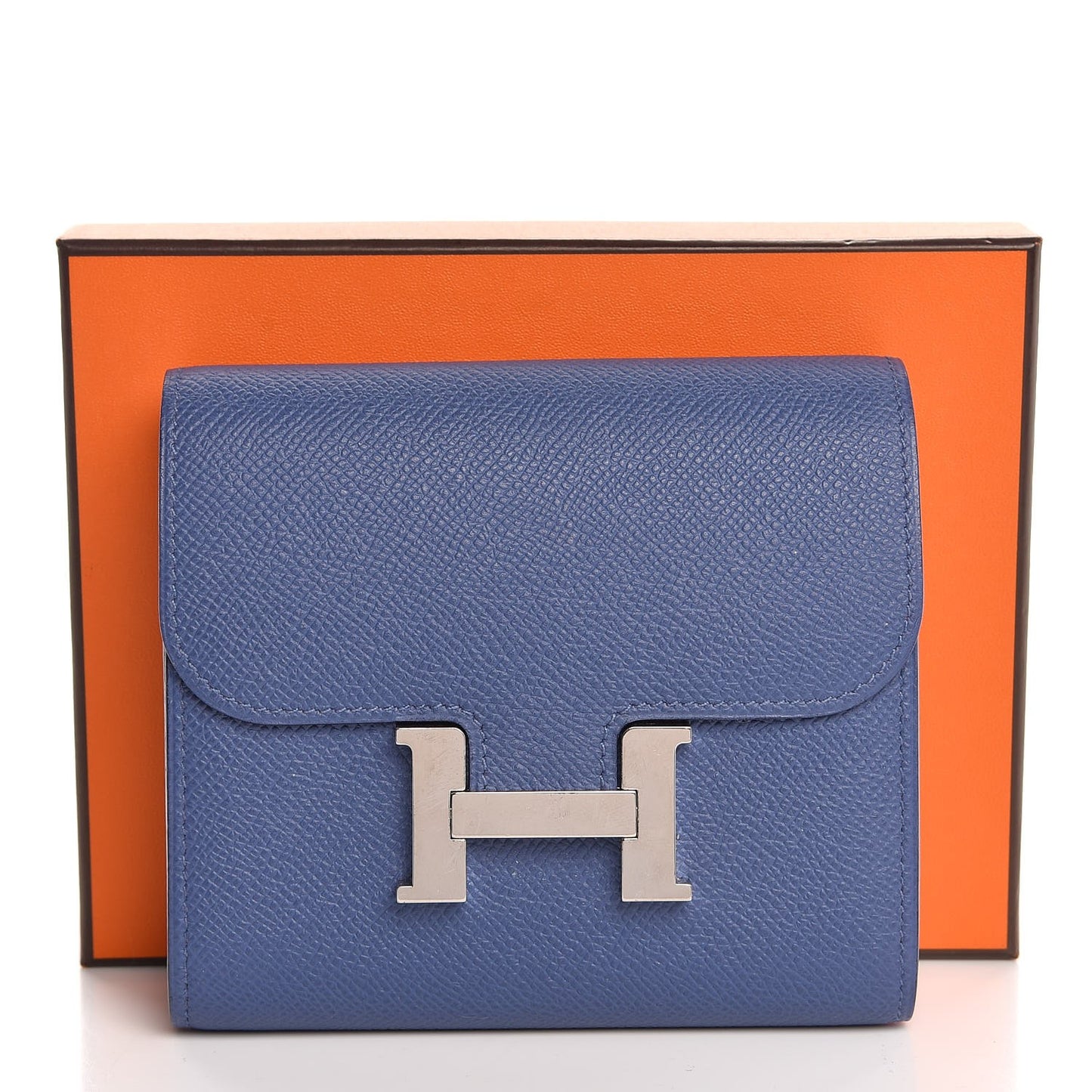 Epsom Constance Short Wallet Bleu Agate