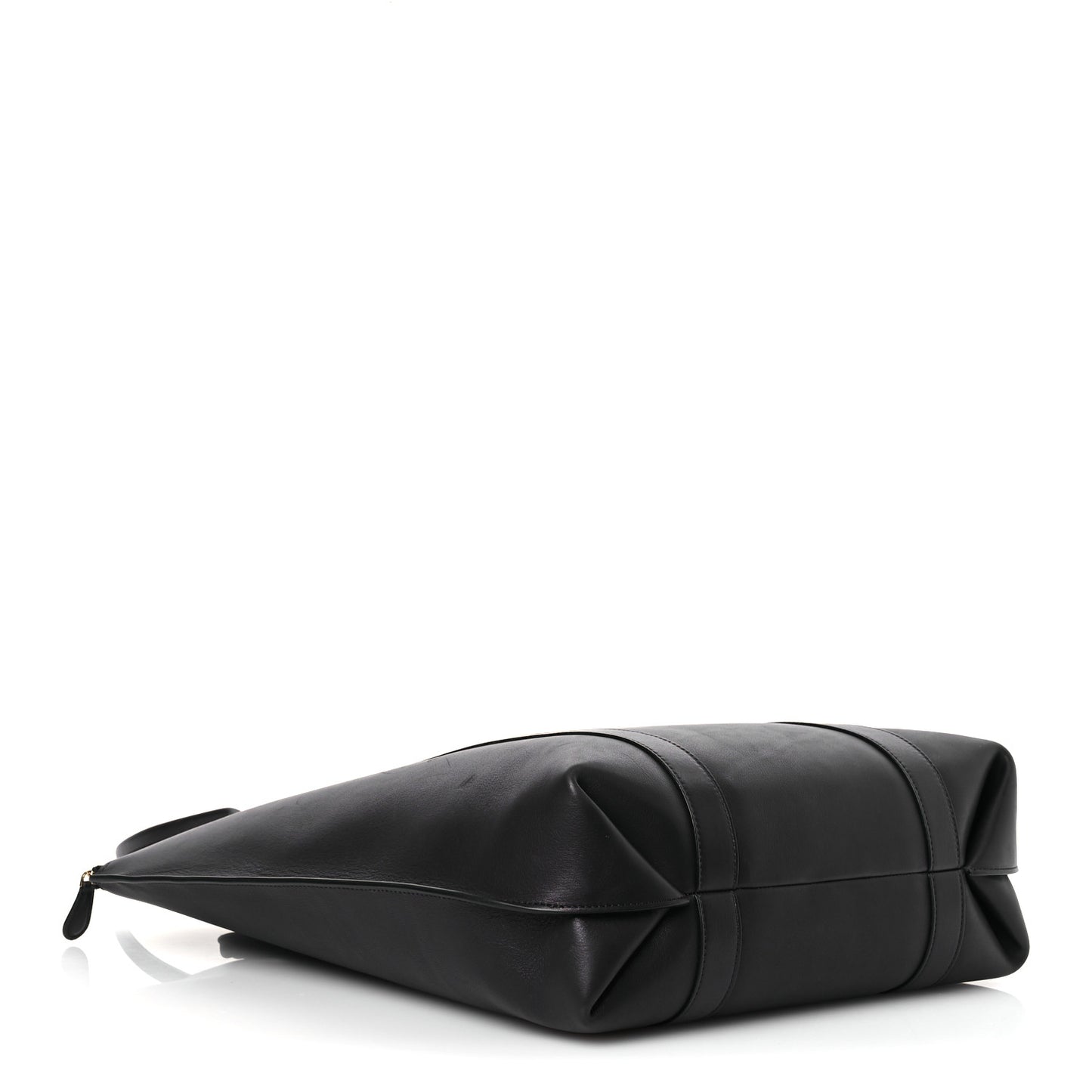 Polished Saddle Calfskin Dante Tote Black