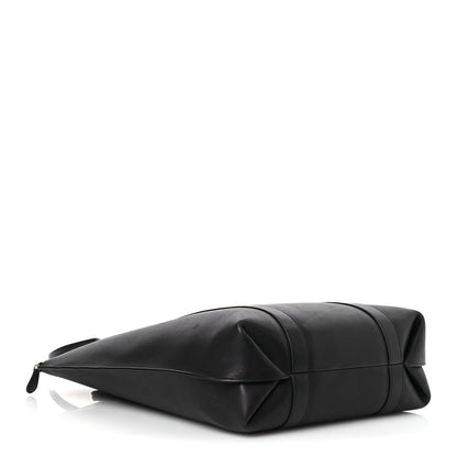 The Row Polished Saddle Calfskin Dante Tote Black 4 of 14
