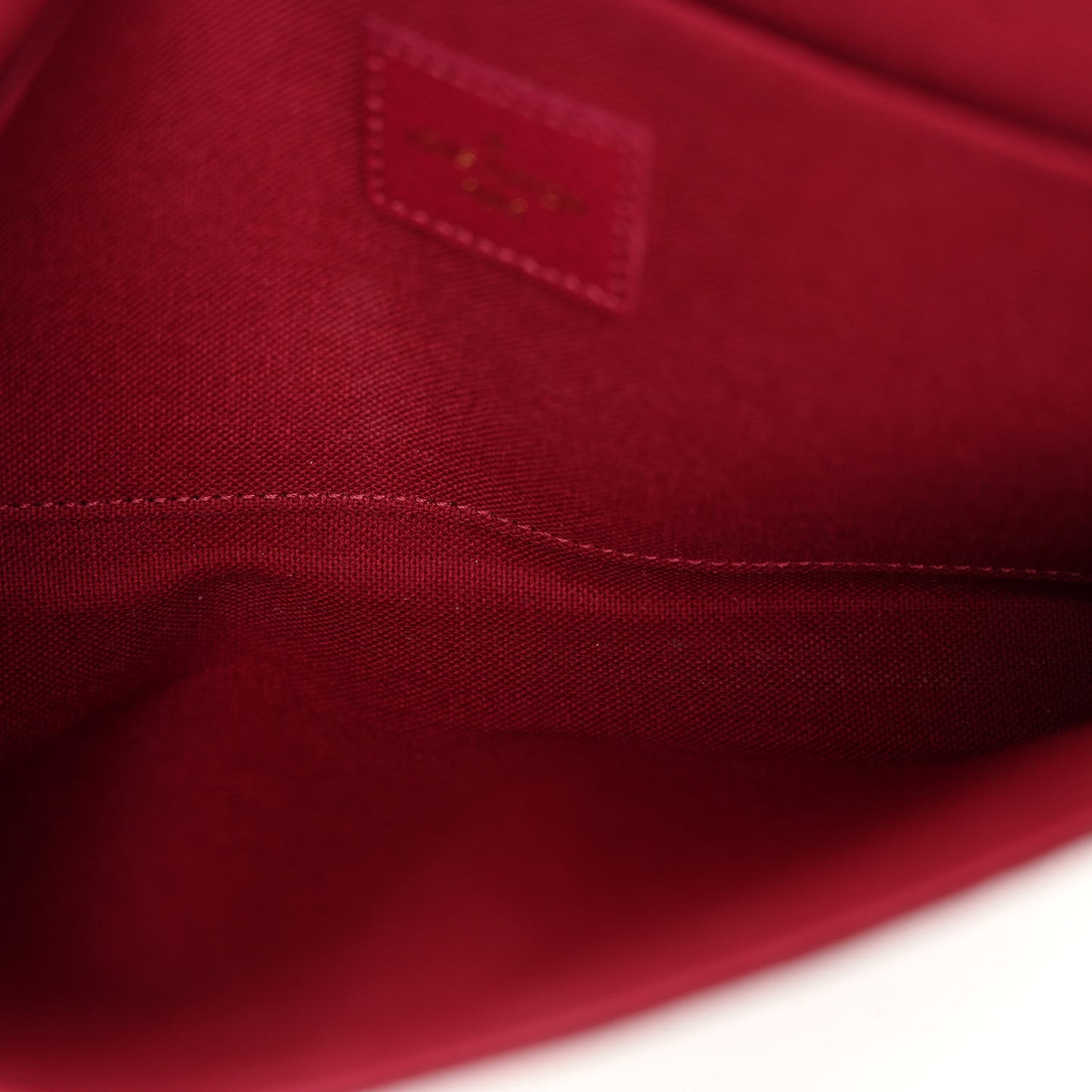 Monogram Pochette Felicie Chain Wallet Fuchsia