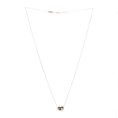 Tiffany 18K Rose Gold 9mm Elsa Peretti Bean Pendant Necklace 3 of 8