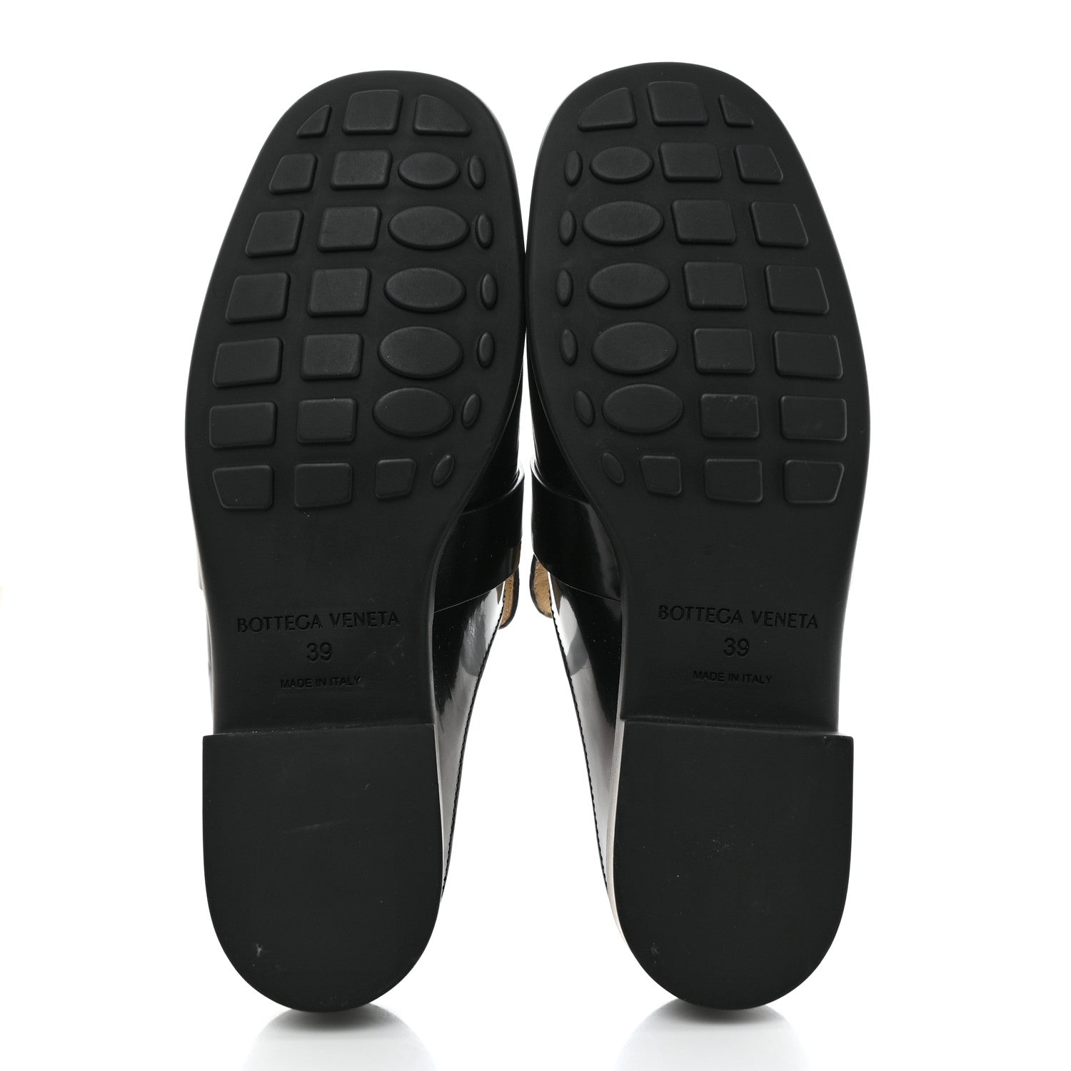 Bottega Veneta Glossy Calfskin Monsieur Loafers 39 Black 5 of 8