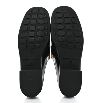 Bottega Veneta Glossy Calfskin Monsieur Loafers 39 Black 5 of 8