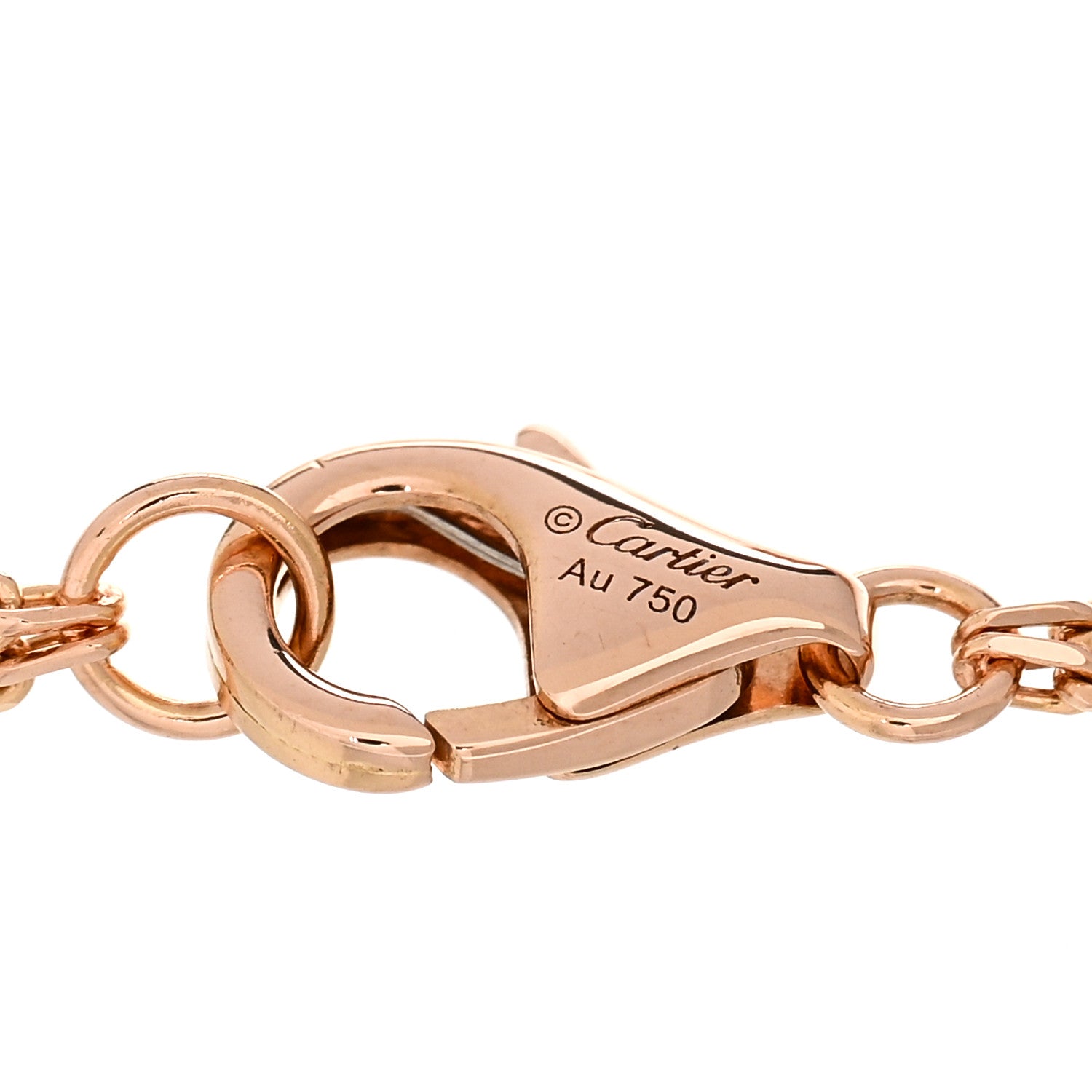 Cartier 18K Pink Gold Diamond LOVE Bracelet 3 of 4