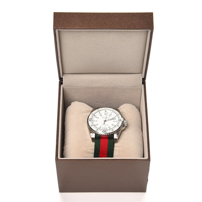 Gucci Stainless Steel Nylon 45mm Dive Quartz Watch 9 of 9