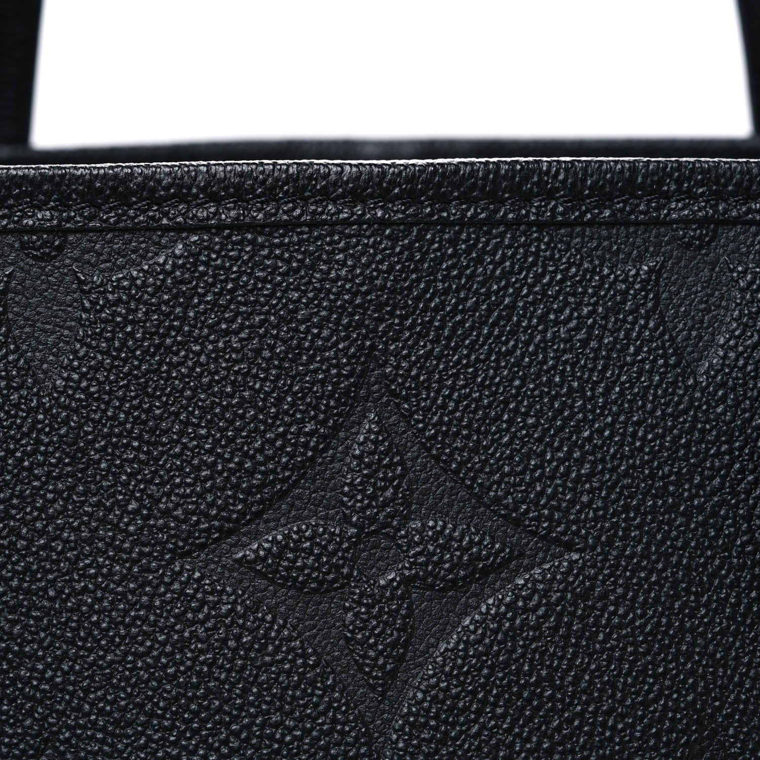 Louis Vuitton Empreinte Monogram Giant Neverfull MM Black 7 of 9