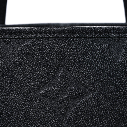 Louis Vuitton Empreinte Monogram Giant Neverfull MM Black 7 of 9