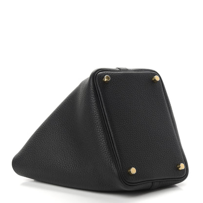 Hermes Taurillon Clemence Picotin Lock 18 PM Black 4 of 9