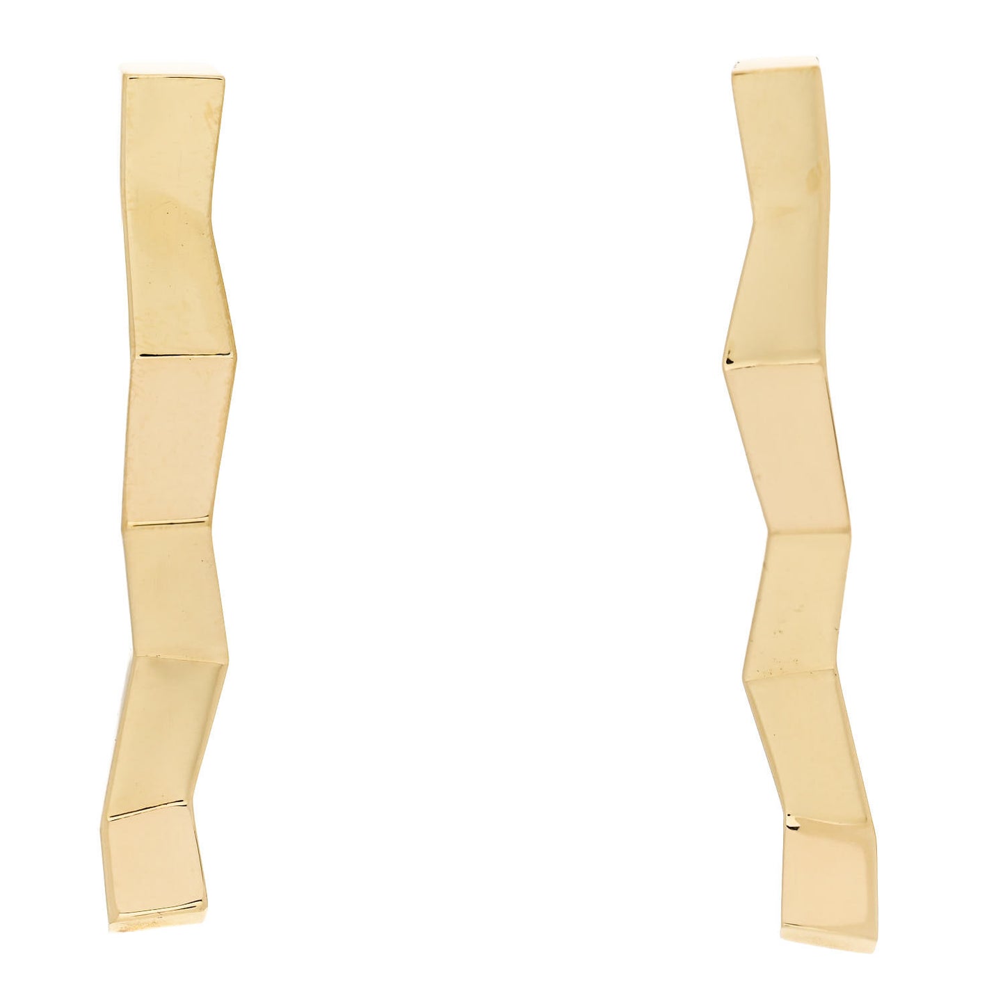 18K Yellow Gold Frank Gehry Fold Earrings