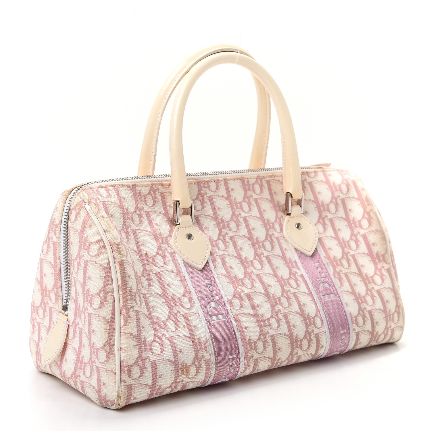 Christian Dior Monogram Girly Boston Pink 3 of 13