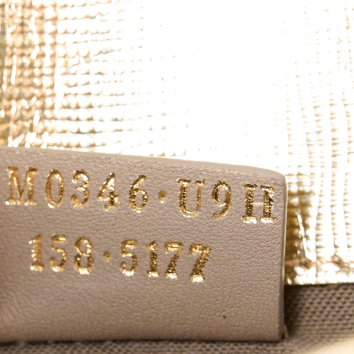 Vitello Mirror Elite Tube Wallet on Chain Gold