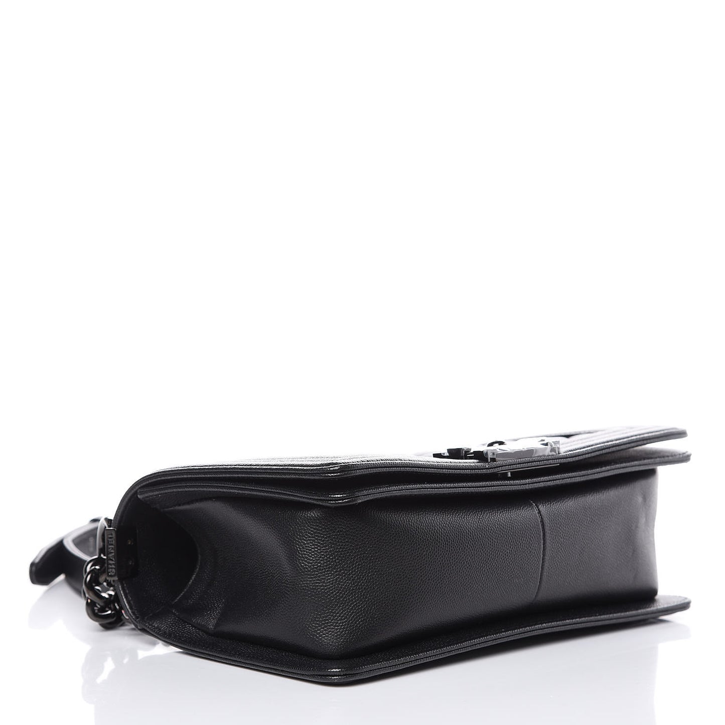 Caviar Quilted Medium Boy Flap So Black