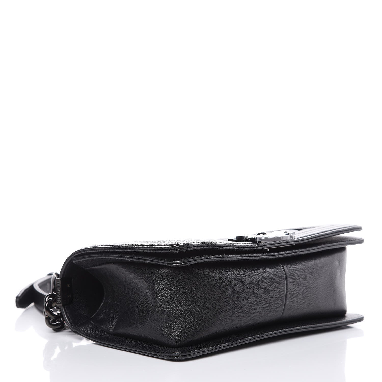 Chanel Caviar Quilted Medium Boy Flap So Black 4 of 10