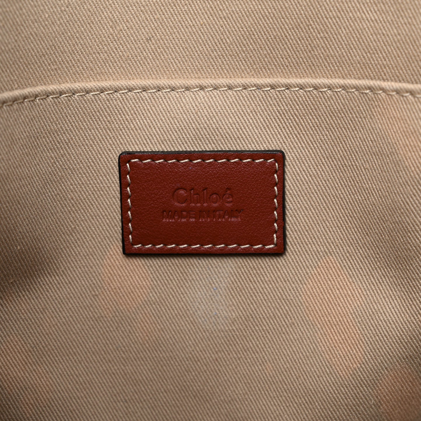 Cotton Calfskin Medium Woody Ribbon Tote White Brown