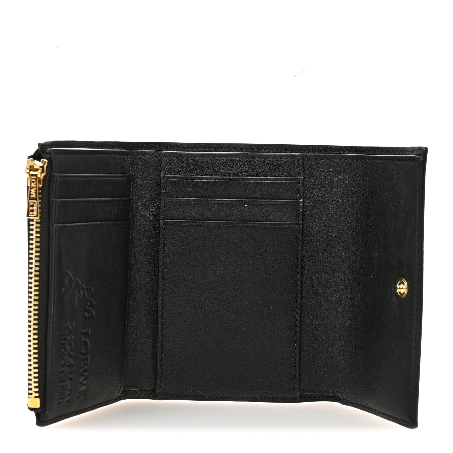 Loewe X SPIRITED AWAY Calfskin No Face Small Vertical Wallet Red 5 of 9