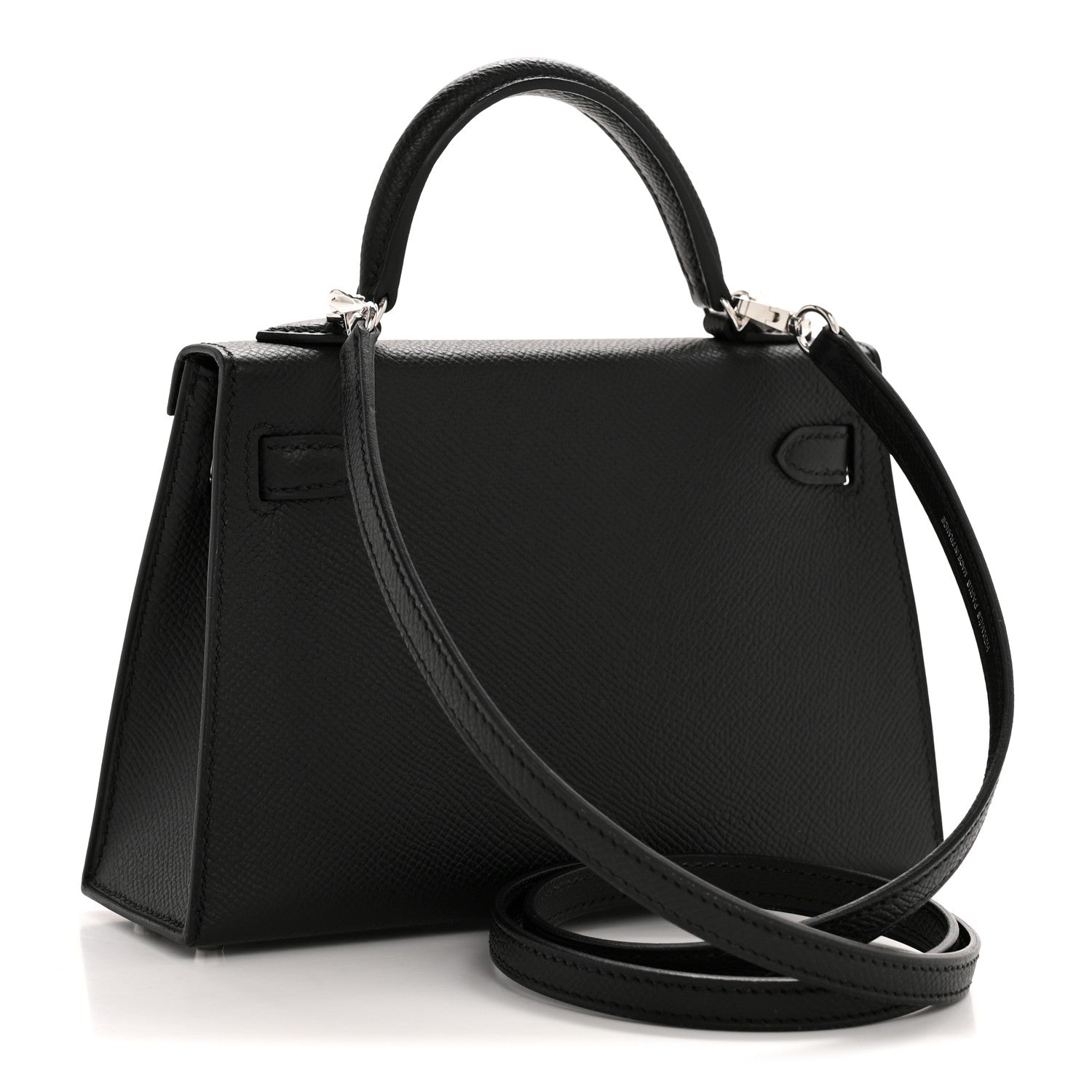 Hermes Epsom Mini Kelly Sellier 20 Black 3 of 11