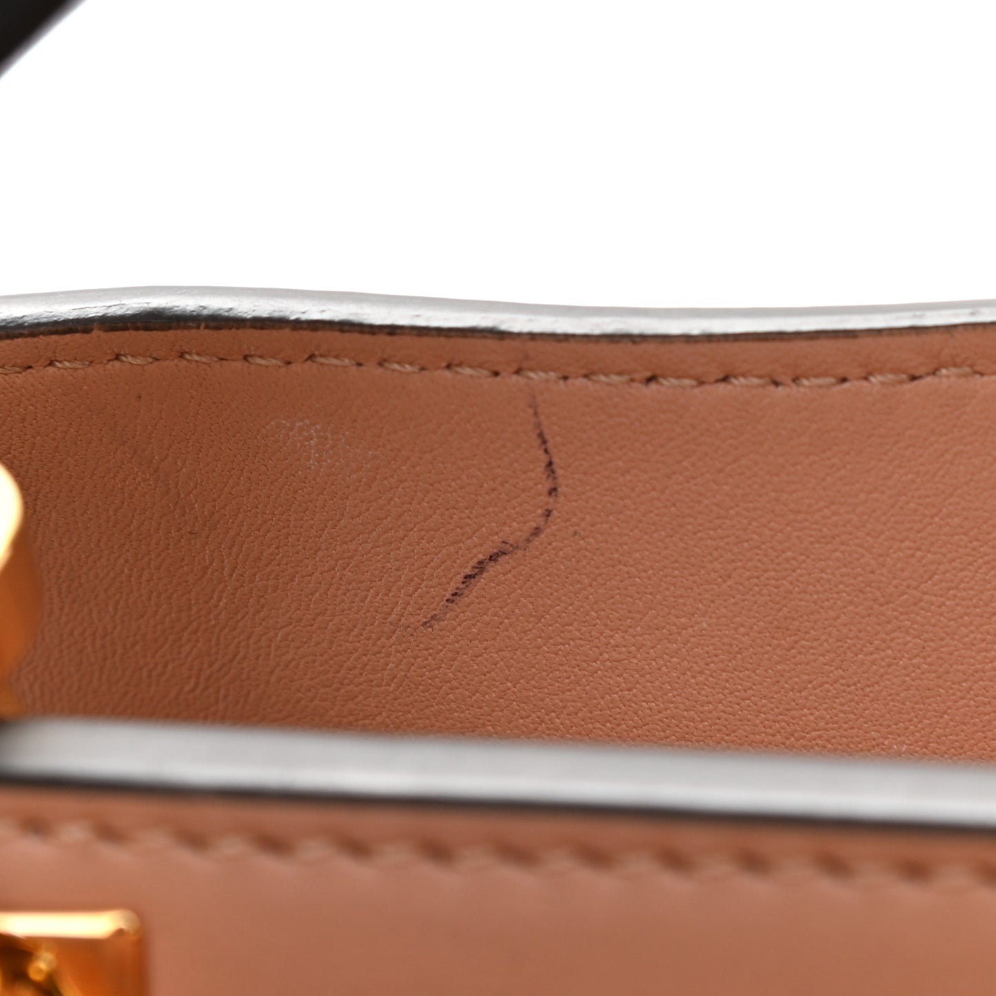 Vitello Tahiti Burro Medium Peekaboo Iconic Essentially Satchel Nuvola Rosa Bourbon