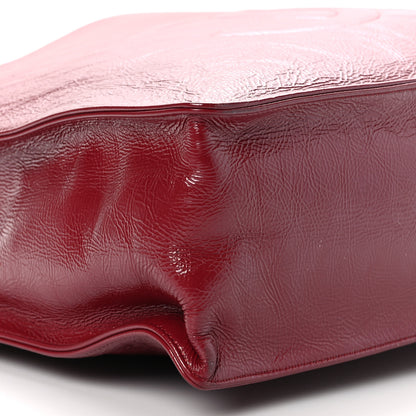 Chanel Shiny Aged Calfskin Shopping Bag Red 8 of 9