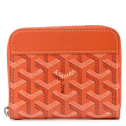 Goyard Goyardine Matignon PM Wallet Orange 1 of 6