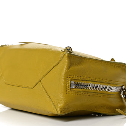 Balenciaga Veau Papier A4 Zip Around Tote Jaune Epi 9 of 11