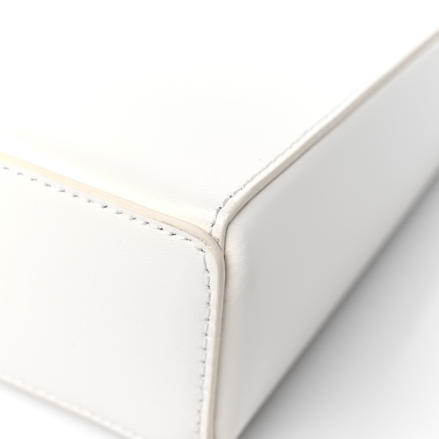 Givenchy Box Calfskin Small Cut Out Shoulder Bag Ivory 12 of 14