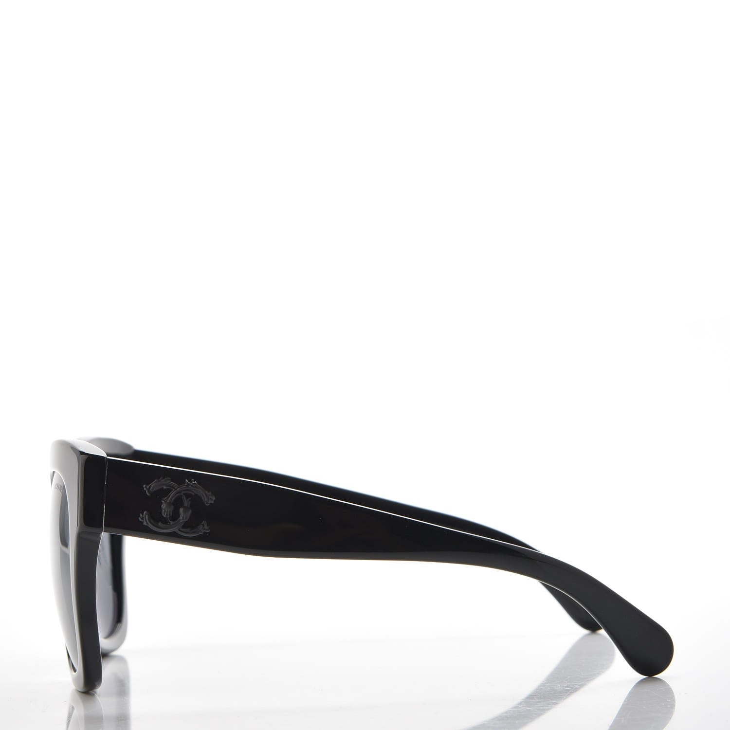 Chanel Mirror CC Sunglasses 5357 Black 3 of 9