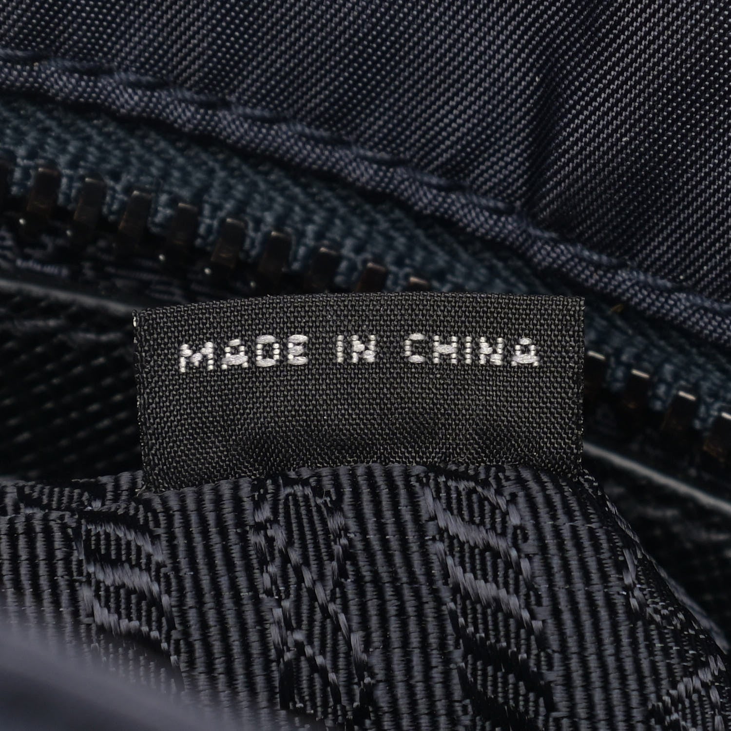 Prada Nylon Tessuto Impuntu Quilted Shoulder Bag Blue Black 7 of 10