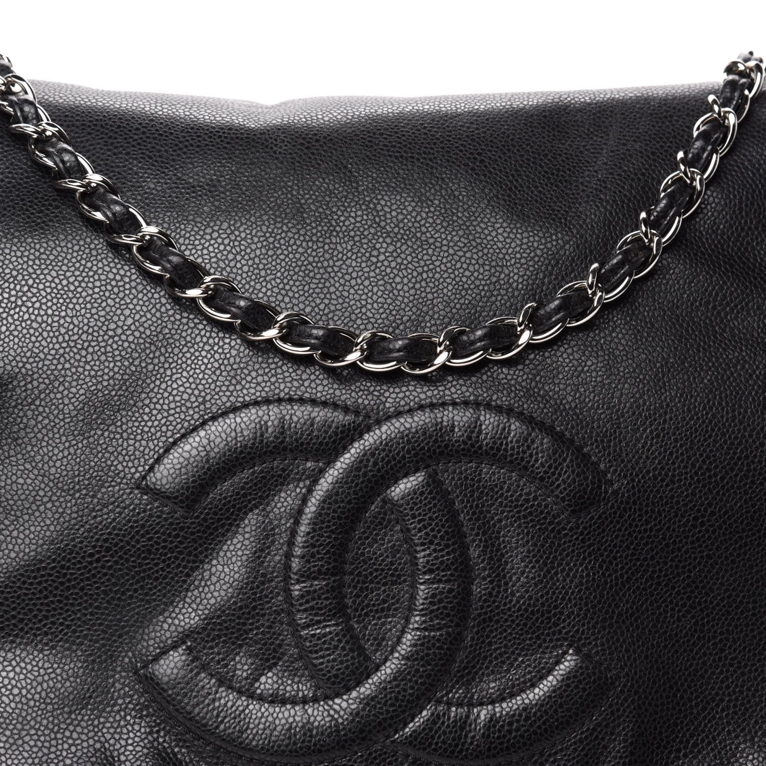 Chanel Caviar Timeless CC Accordion Flap Black 10 of 10