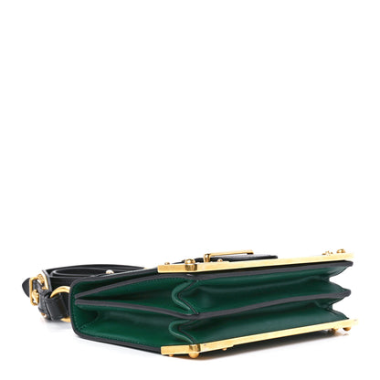 Prada City Calf Saffiano Cahier Bag Biliardo Black 4 of 10