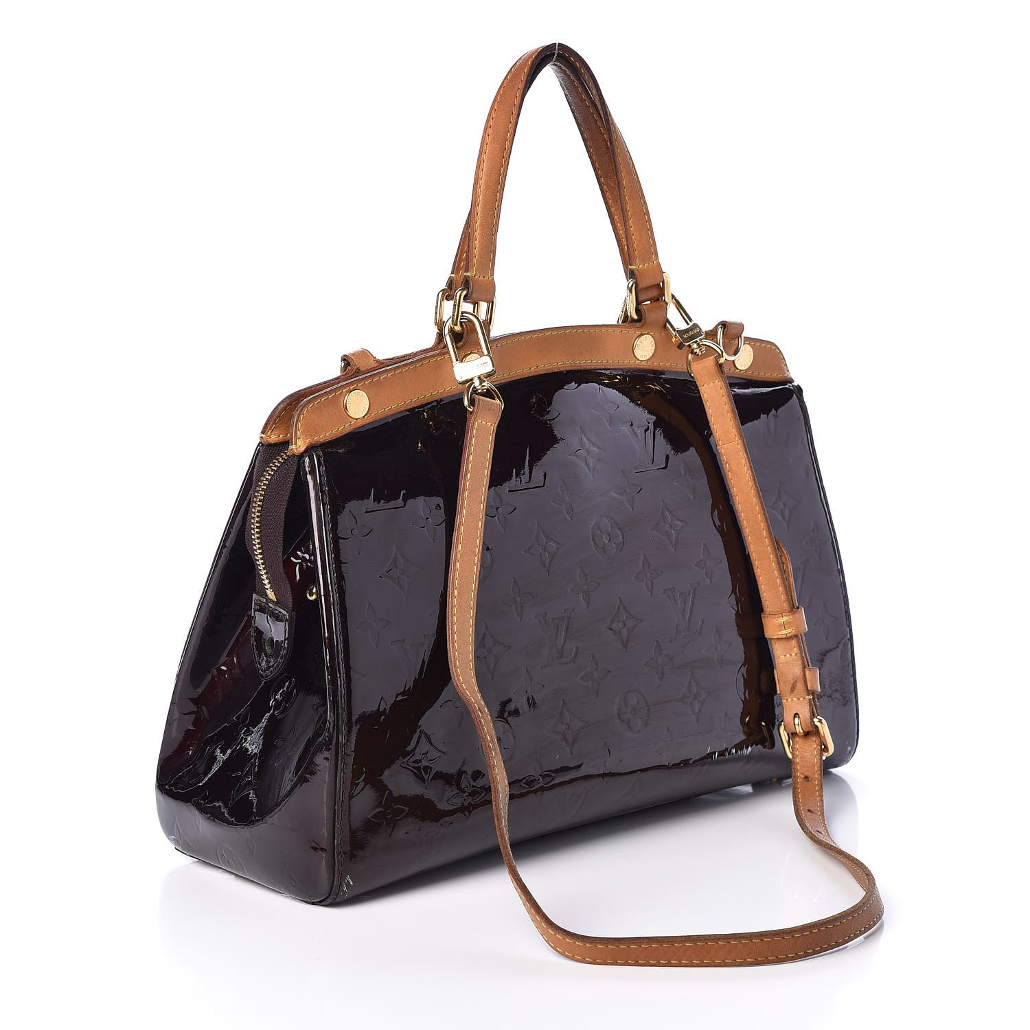 Louis Vuitton Vernis Brea MM Amarante 3 of 20