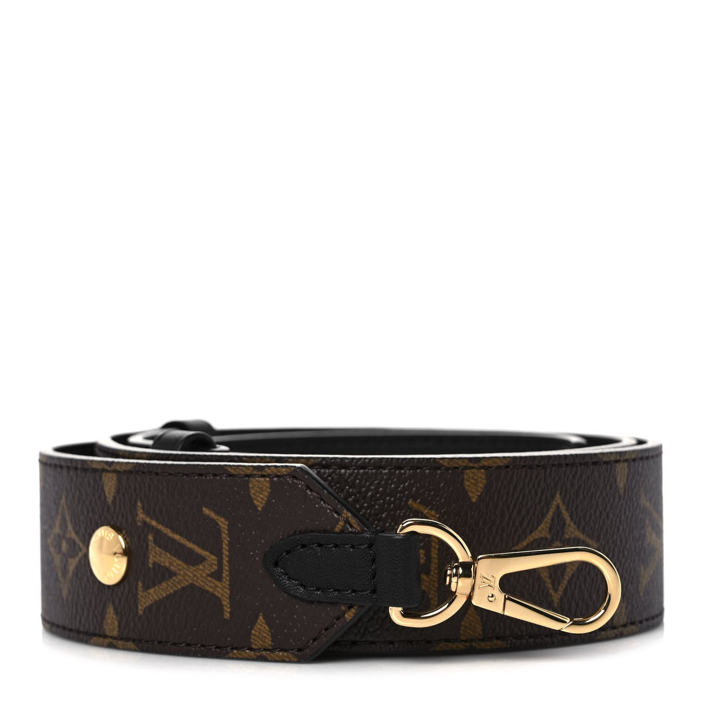 Monogram Adjustable Bandouliere Shoulder Strap Black