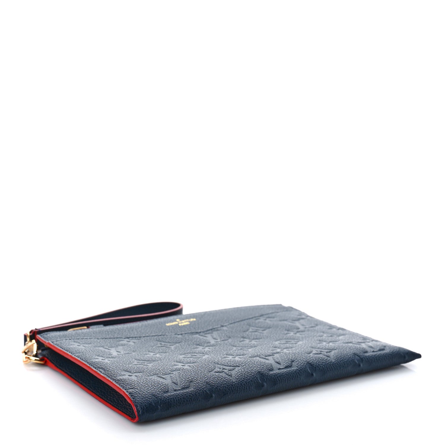 Louis Vuitton Empreinte Pochette Melanie MM Marine Rouge 4 of 9