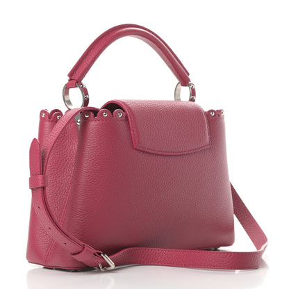 Louis Vuitton Taurillon Lace Croquets Capucines BB Groseille 3 of 11