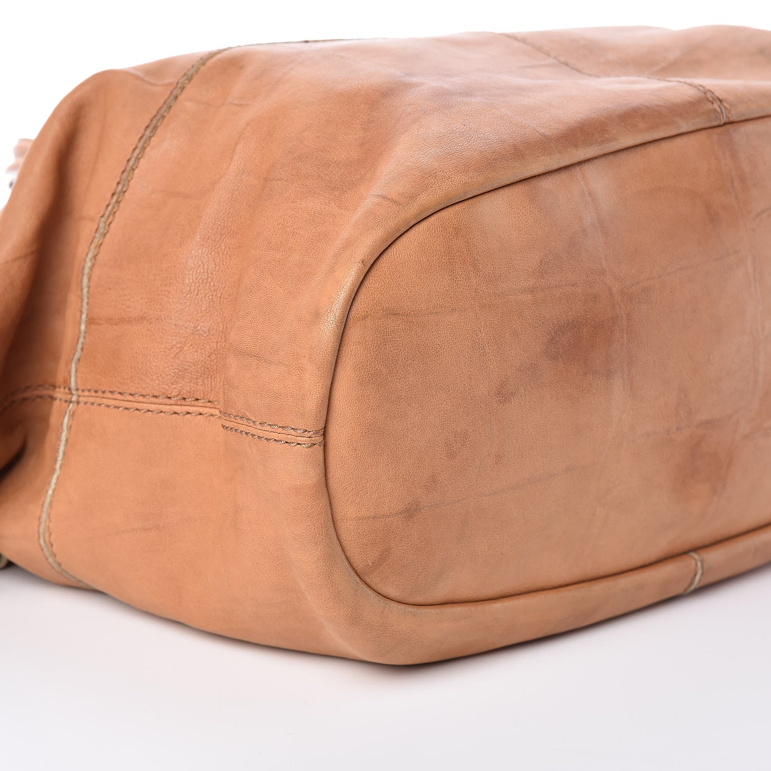 Givenchy Wrinkled Lambskin Medium Nightingale Tan 11 of 18