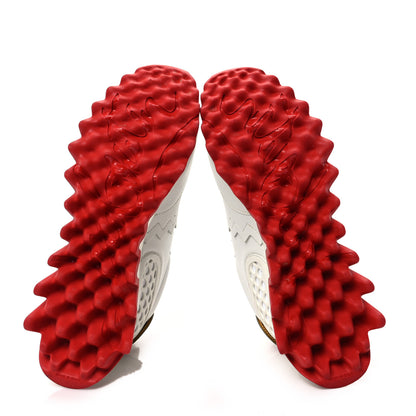 Christian Louboutin Calfskin Neoprene Womens Loubishark Sneakers 39 White 5 of 9