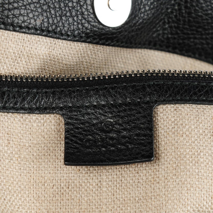 Gucci Monogram Medium Icon Bit Tote Black 6 of 7