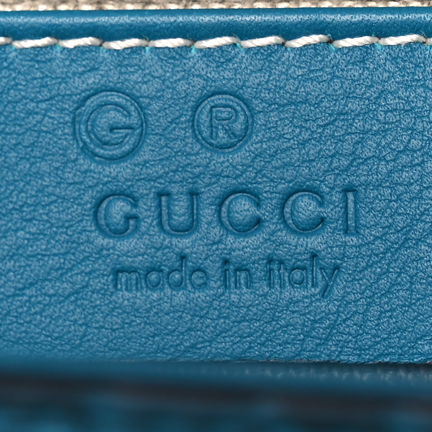 Gucci Soft Microguccissima Medium Emily Chain Shoulder Bag Deep Cobalt 5 of 10