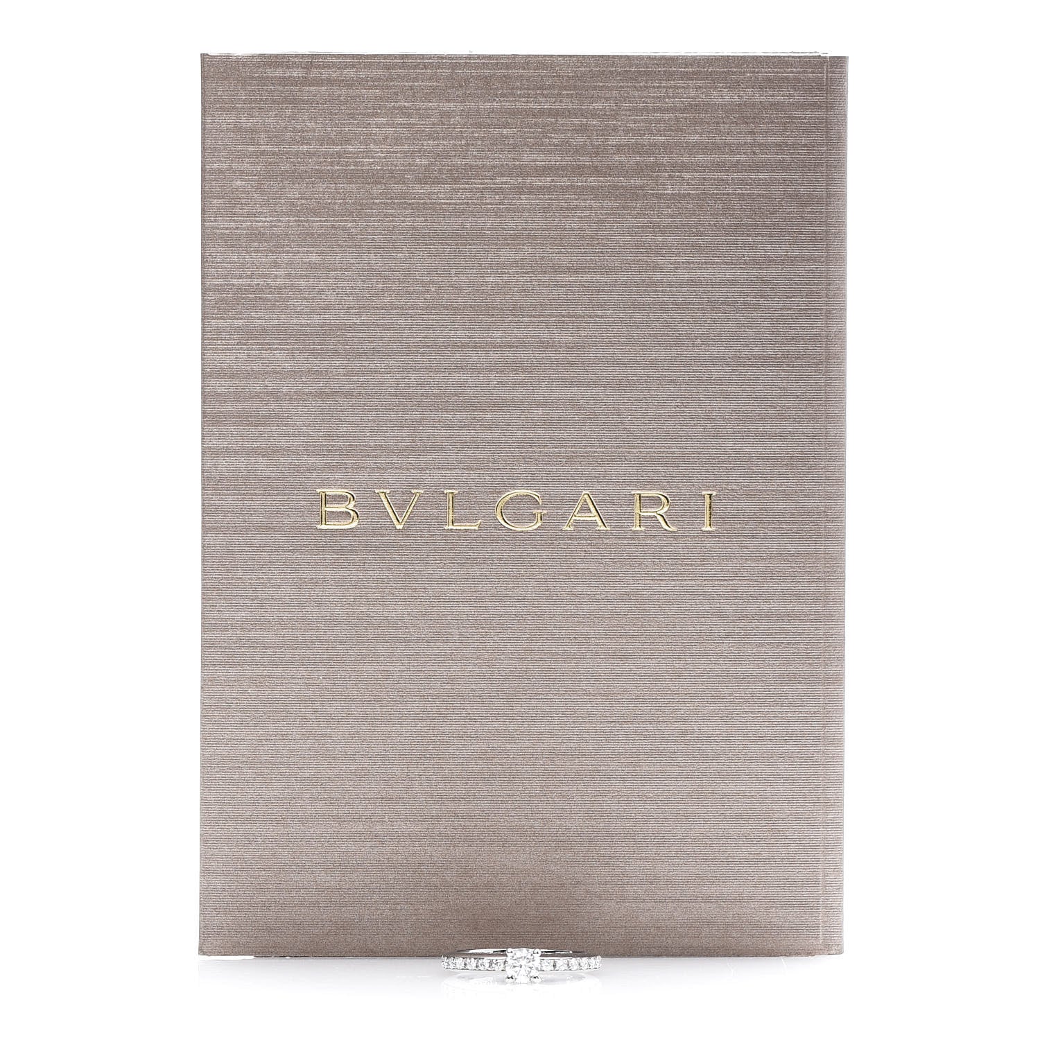 Bulgari Platinum Diamond .30ct Griffe Solitaire Engagement Ring 49 4.75 8 of 8